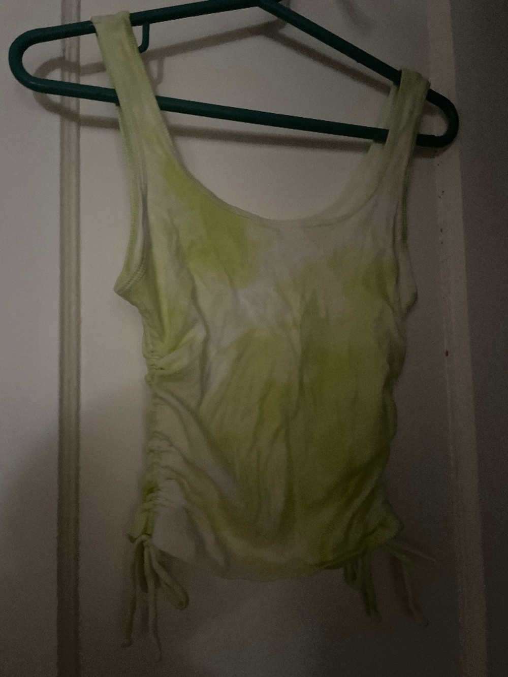 Cropped Hollister cotton tie dye tie waist